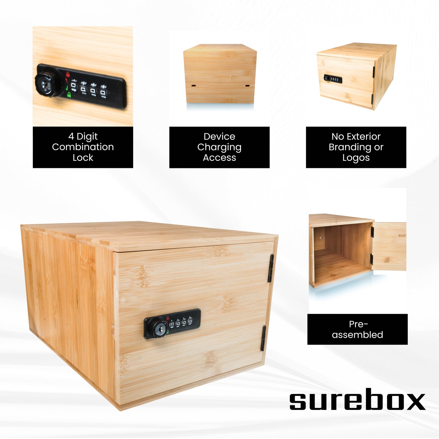Lockable Box - 4 Digit Combination Lock