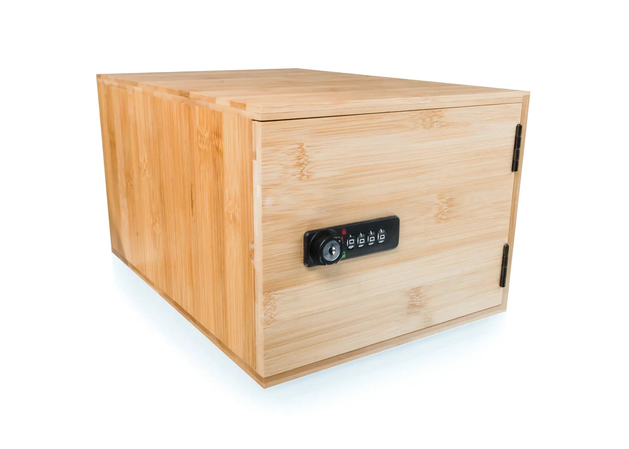 SUREBOX Lock Box - Bamboo - 12 Litre Lock Box - 4 Digit Combination ...