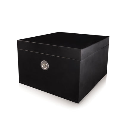 Small Lockable Box - Lock & Key - Black