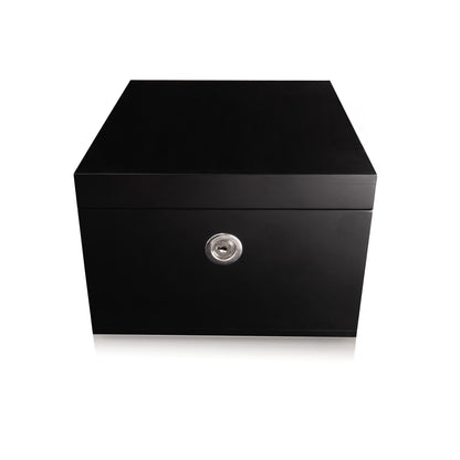 Small Lockable Box - Lock & Key - Black
